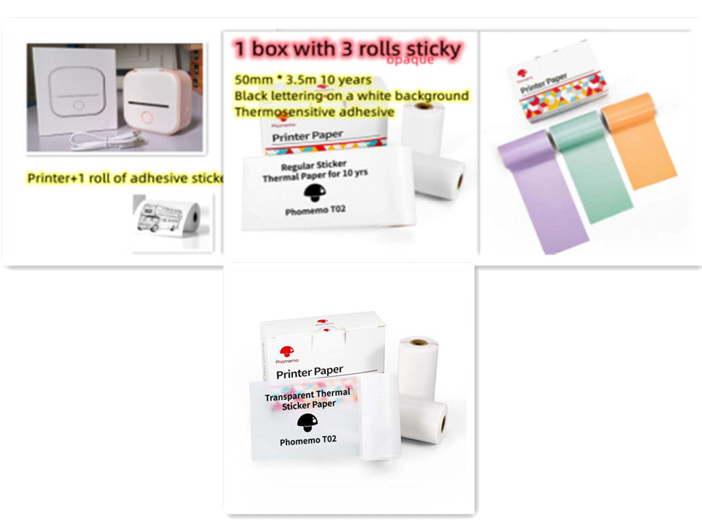 Tragbarer Mini-Thermo-Drucker