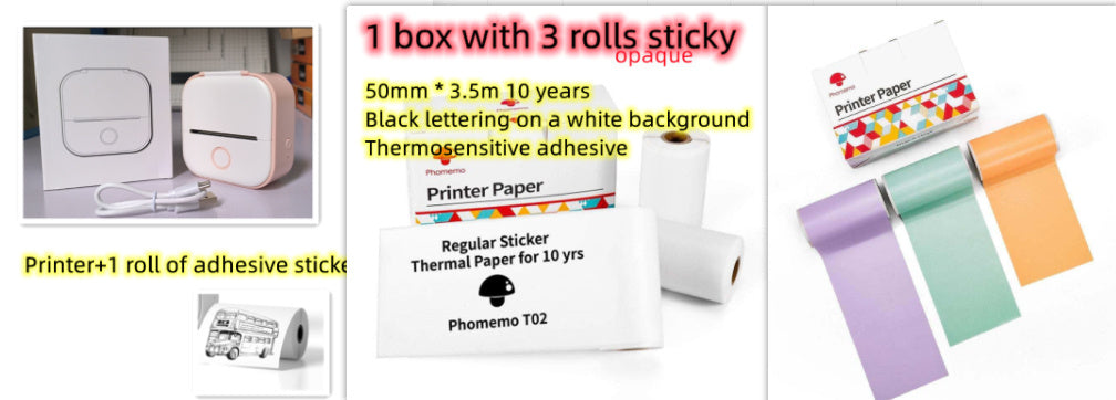 Tragbarer Mini-Thermo-Drucker