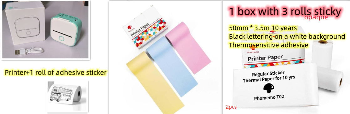 Tragbarer Mini-Thermo-Drucker
